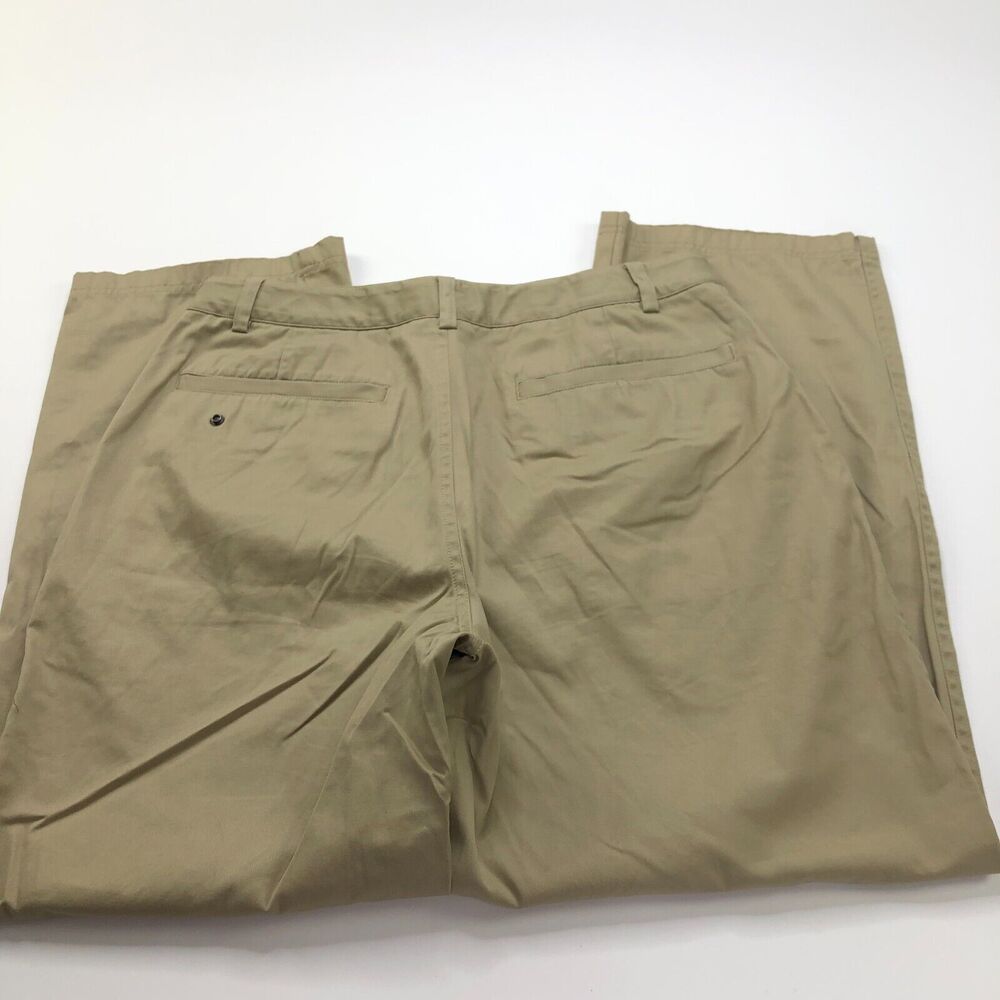 Zero Restriction ZR 32x32 (Fit 32W 28L) Mens Flat Front Chino Slacks Golf Pants